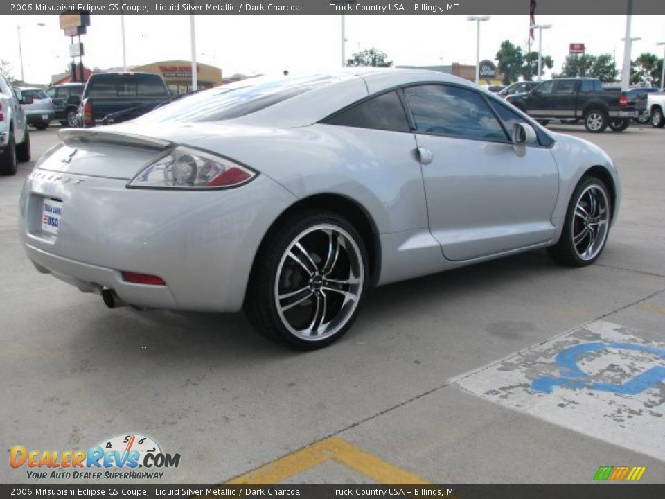 2006 Mitsubishi Eclipse GS Coupe Liquid Silver Metallic / Dark Charcoal Photo #3