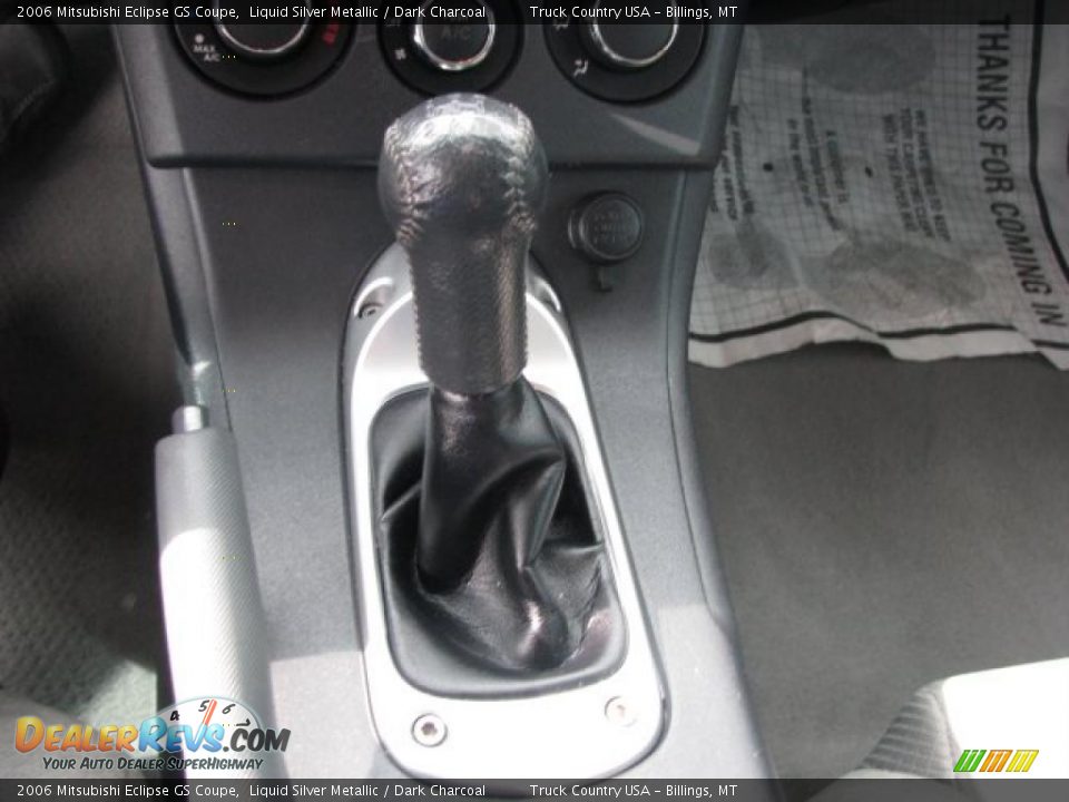 2006 Mitsubishi Eclipse GS Coupe Liquid Silver Metallic / Dark Charcoal Photo #9