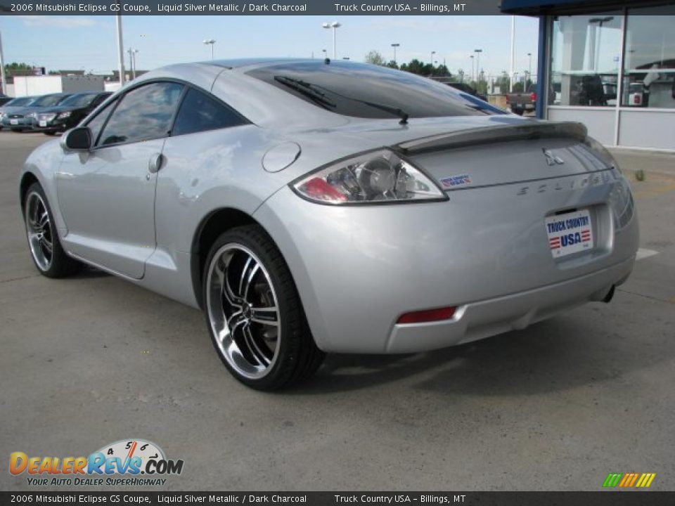 2006 Mitsubishi Eclipse GS Coupe Liquid Silver Metallic / Dark Charcoal Photo #14
