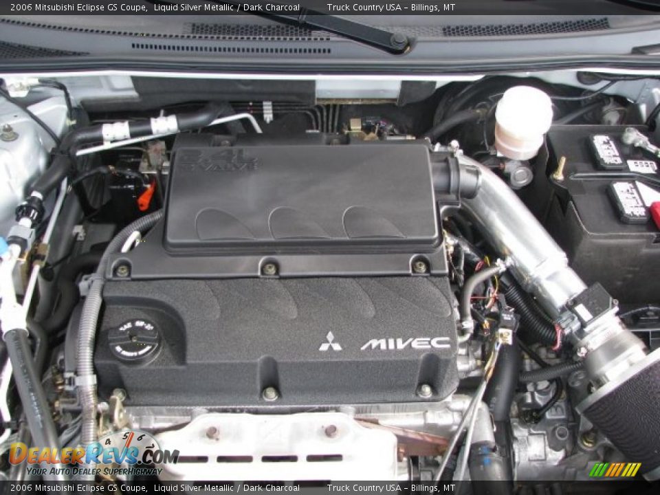 2006 Mitsubishi Eclipse GS Coupe Liquid Silver Metallic / Dark Charcoal Photo #15