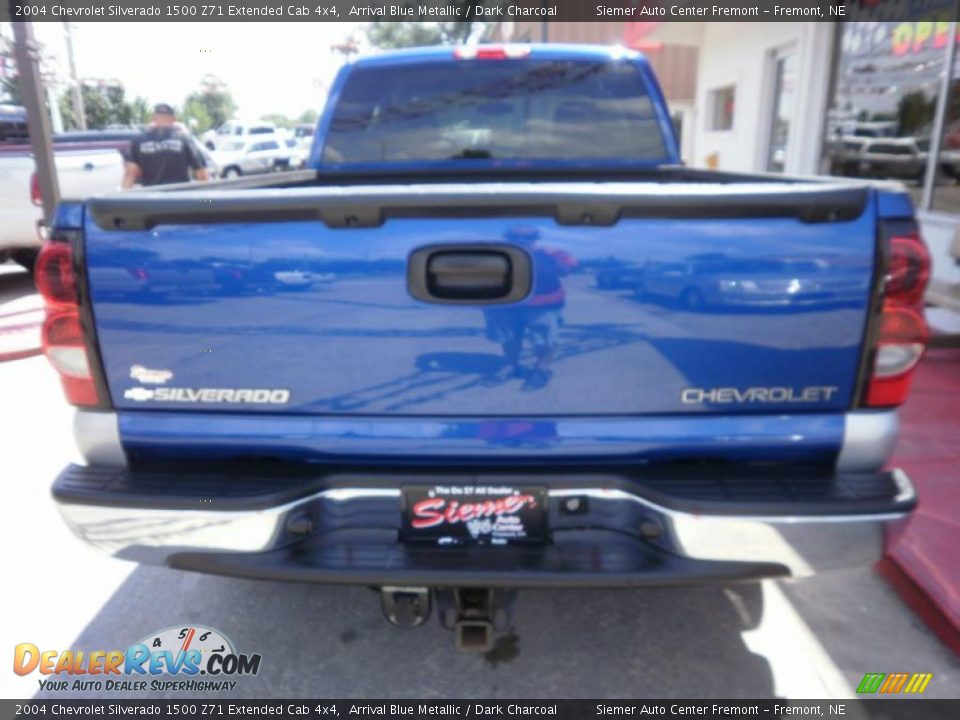 2004 Chevrolet Silverado 1500 Z71 Extended Cab 4x4 Arrival Blue Metallic / Dark Charcoal Photo #12