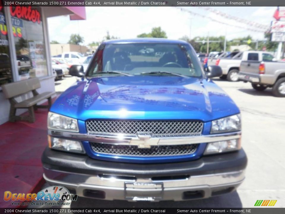 2004 Chevrolet Silverado 1500 Z71 Extended Cab 4x4 Arrival Blue Metallic / Dark Charcoal Photo #20
