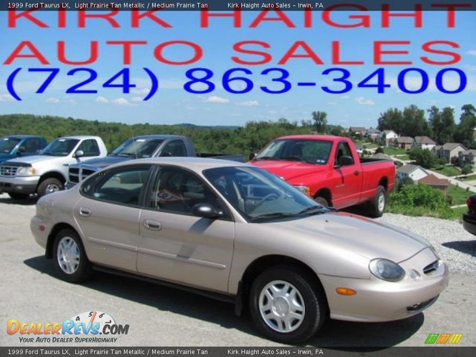 1999 Ford Taurus LX Light Prairie Tan Metallic / Medium Prairie Tan Photo #1