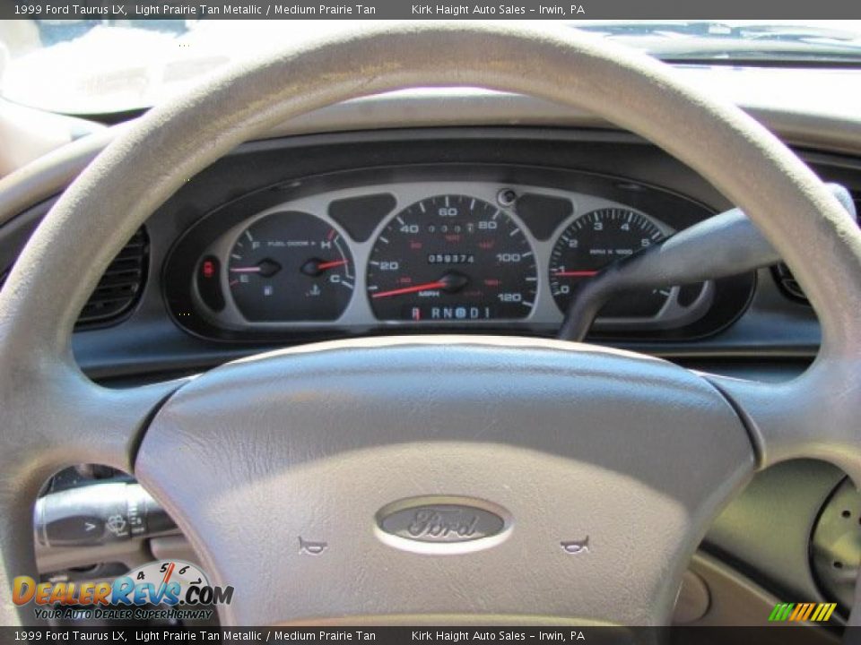 1999 Ford Taurus LX Light Prairie Tan Metallic / Medium Prairie Tan Photo #15