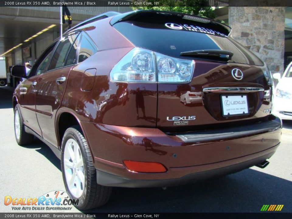 2008 Lexus RX 350 AWD Brandywine Mica / Black Photo #4