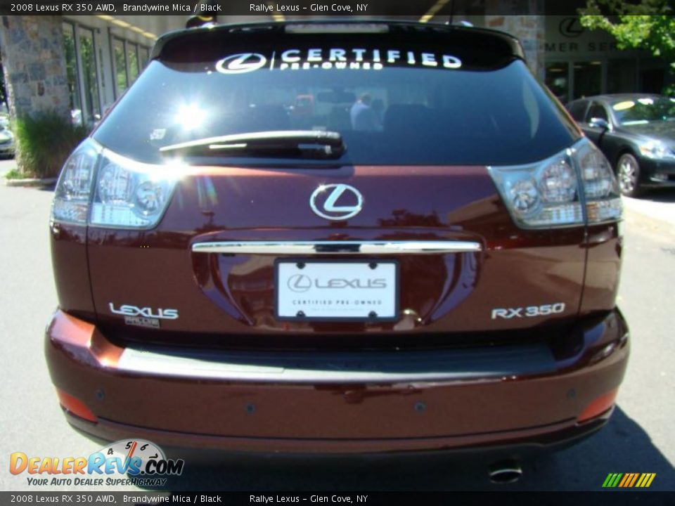 2008 Lexus RX 350 AWD Brandywine Mica / Black Photo #5