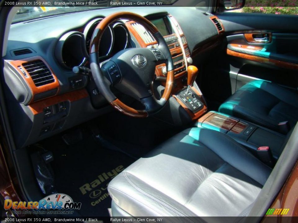 2008 Lexus RX 350 AWD Brandywine Mica / Black Photo #10