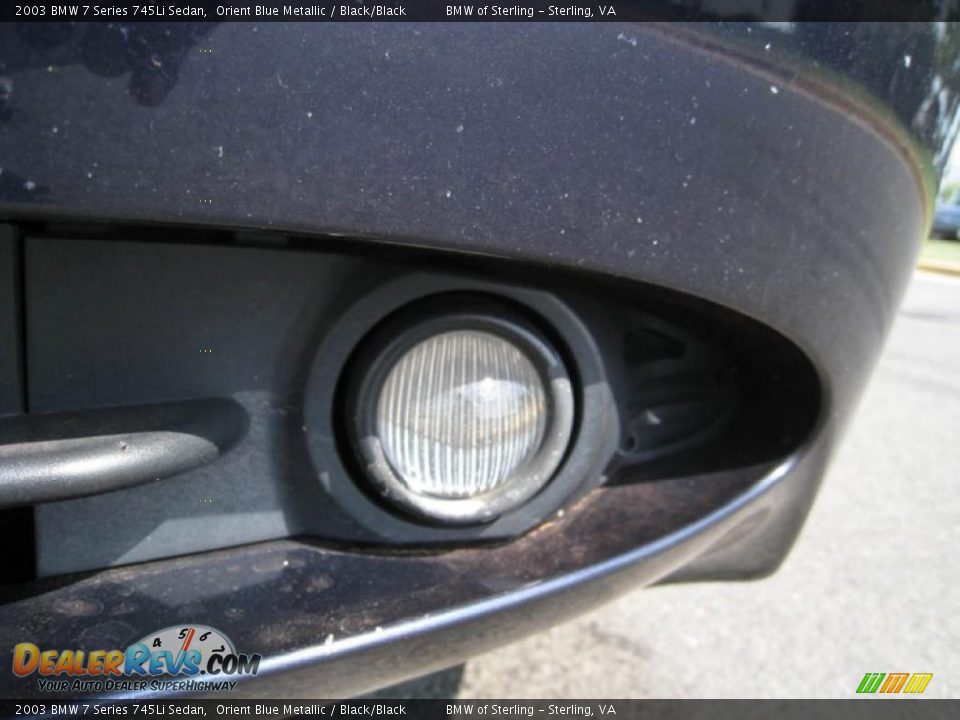 2003 BMW 7 Series 745Li Sedan Orient Blue Metallic / Black/Black Photo #20