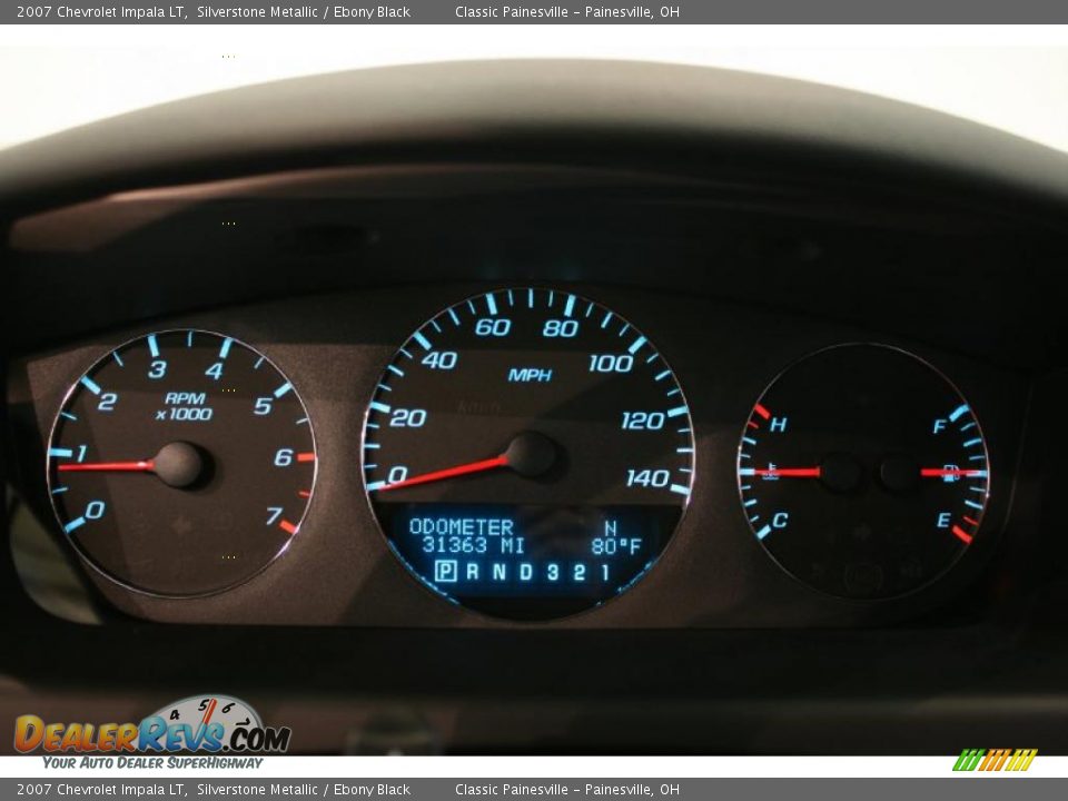 2007 Chevrolet Impala LT Silverstone Metallic / Ebony Black Photo #13