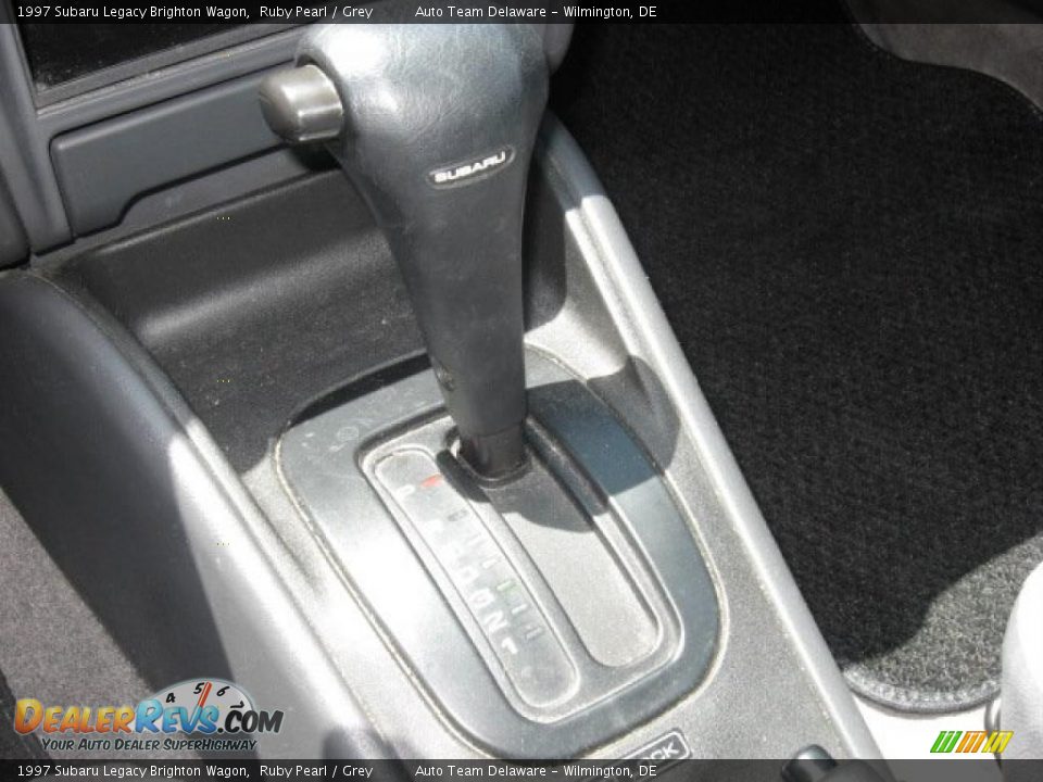 1997 Subaru Legacy Brighton Wagon Ruby Pearl / Grey Photo #15