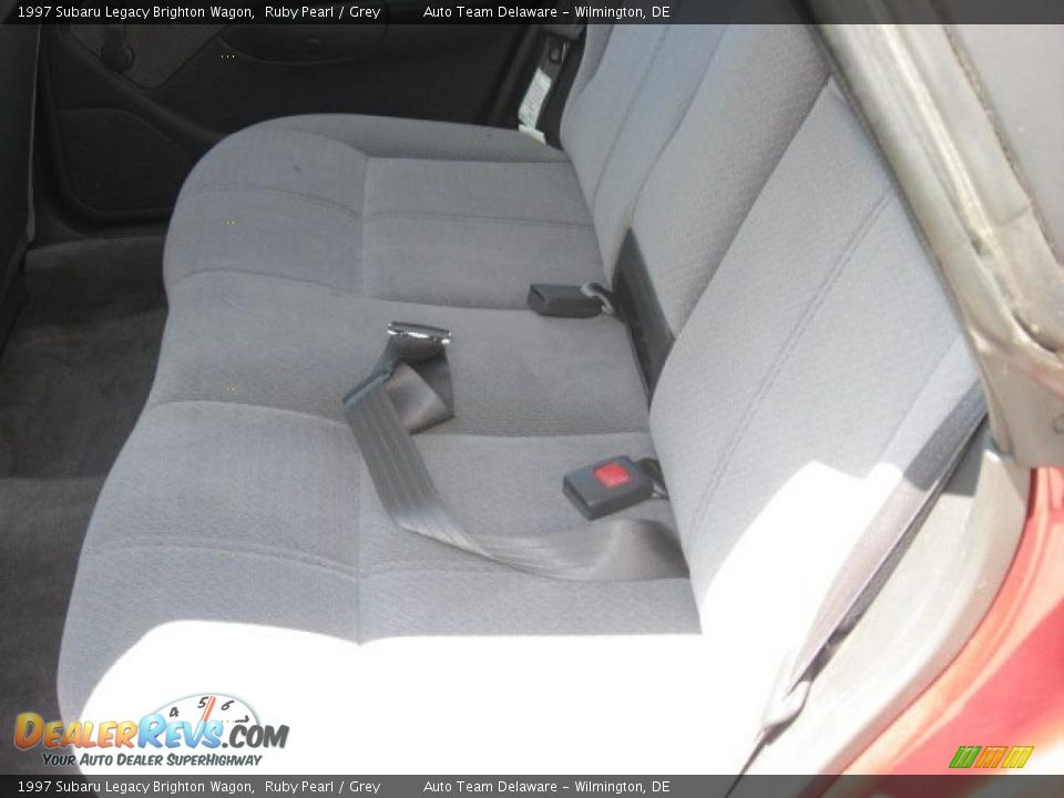1997 Subaru Legacy Brighton Wagon Ruby Pearl / Grey Photo #19