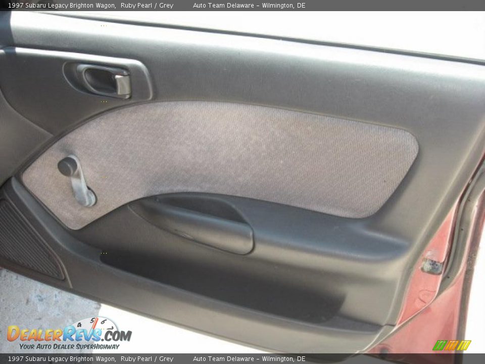 1997 Subaru Legacy Brighton Wagon Ruby Pearl / Grey Photo #21