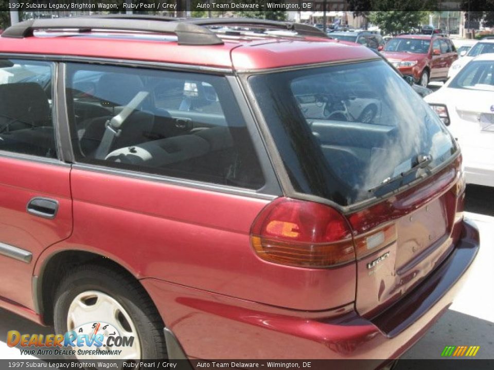1997 Subaru Legacy Brighton Wagon Ruby Pearl / Grey Photo #25
