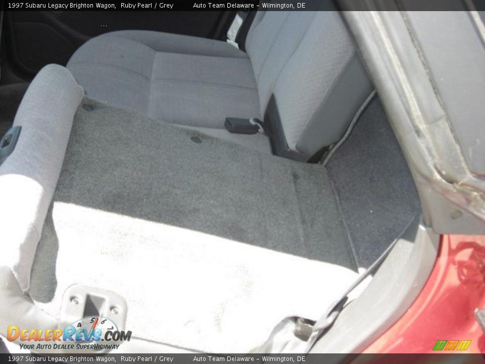 1997 Subaru Legacy Brighton Wagon Ruby Pearl / Grey Photo #26