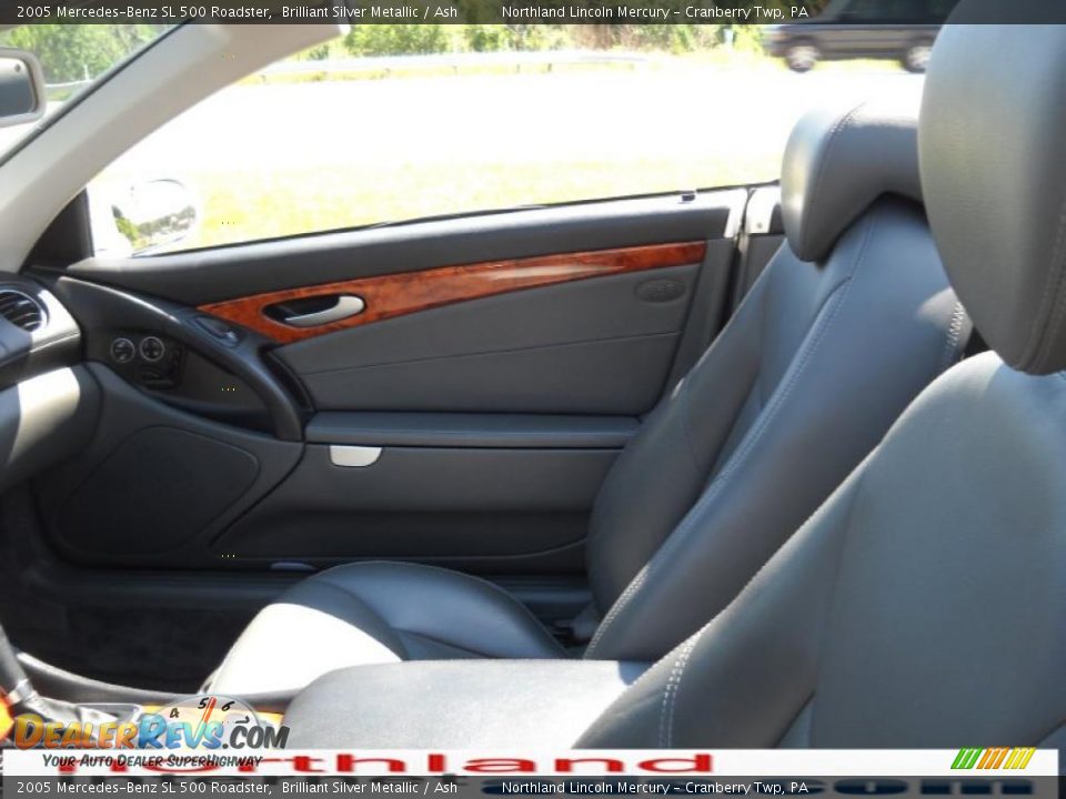 2005 Mercedes-Benz SL 500 Roadster Brilliant Silver Metallic / Ash Photo #9