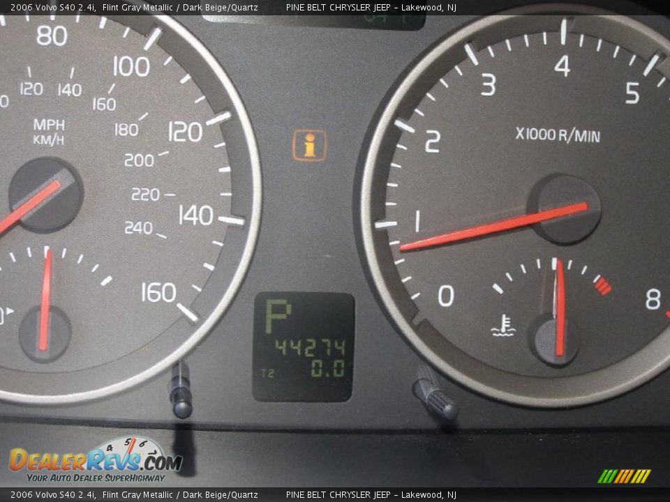 2006 Volvo S40 2.4i Flint Gray Metallic / Dark Beige/Quartz Photo #17