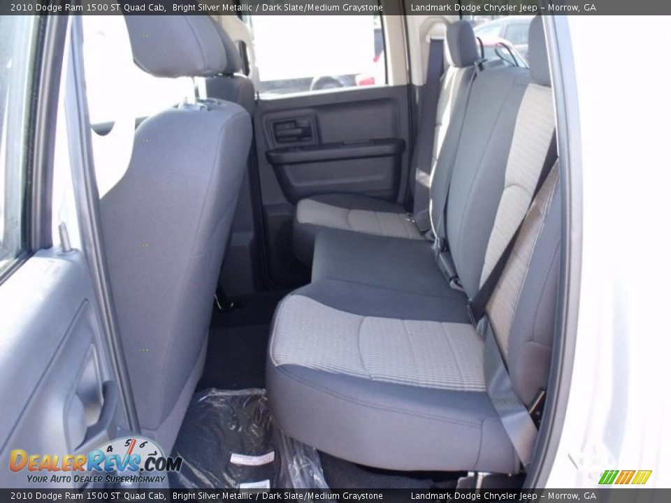 2010 Dodge Ram 1500 ST Quad Cab Bright Silver Metallic / Dark Slate/Medium Graystone Photo #7
