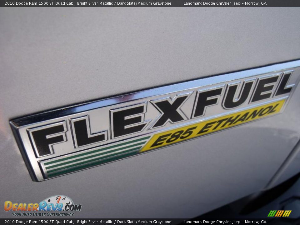2010 Dodge Ram 1500 ST Quad Cab Bright Silver Metallic / Dark Slate/Medium Graystone Photo #8