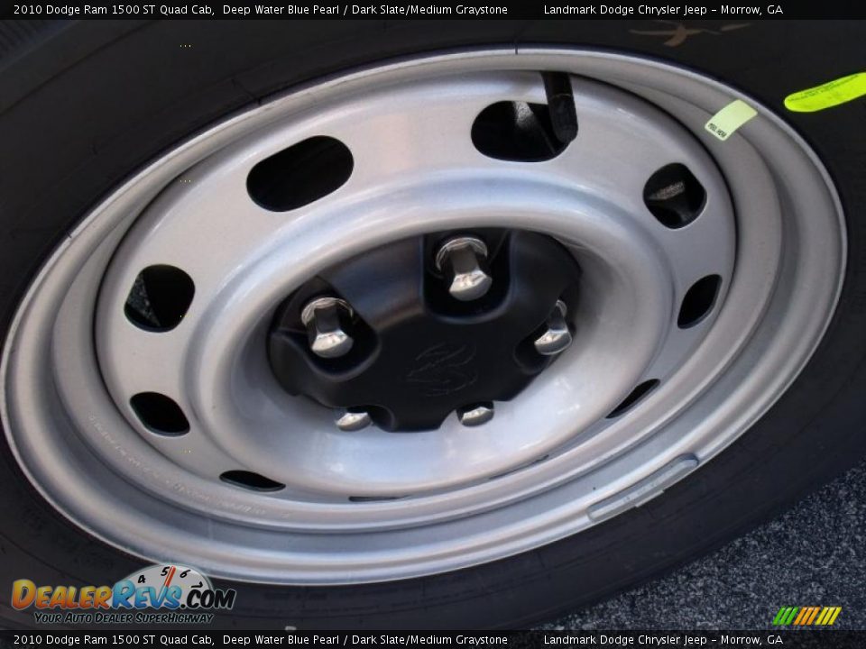2010 Dodge Ram 1500 ST Quad Cab Deep Water Blue Pearl / Dark Slate/Medium Graystone Photo #5