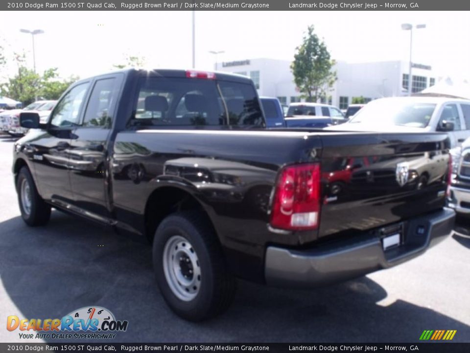 2010 Dodge Ram 1500 ST Quad Cab Rugged Brown Pearl / Dark Slate/Medium Graystone Photo #2