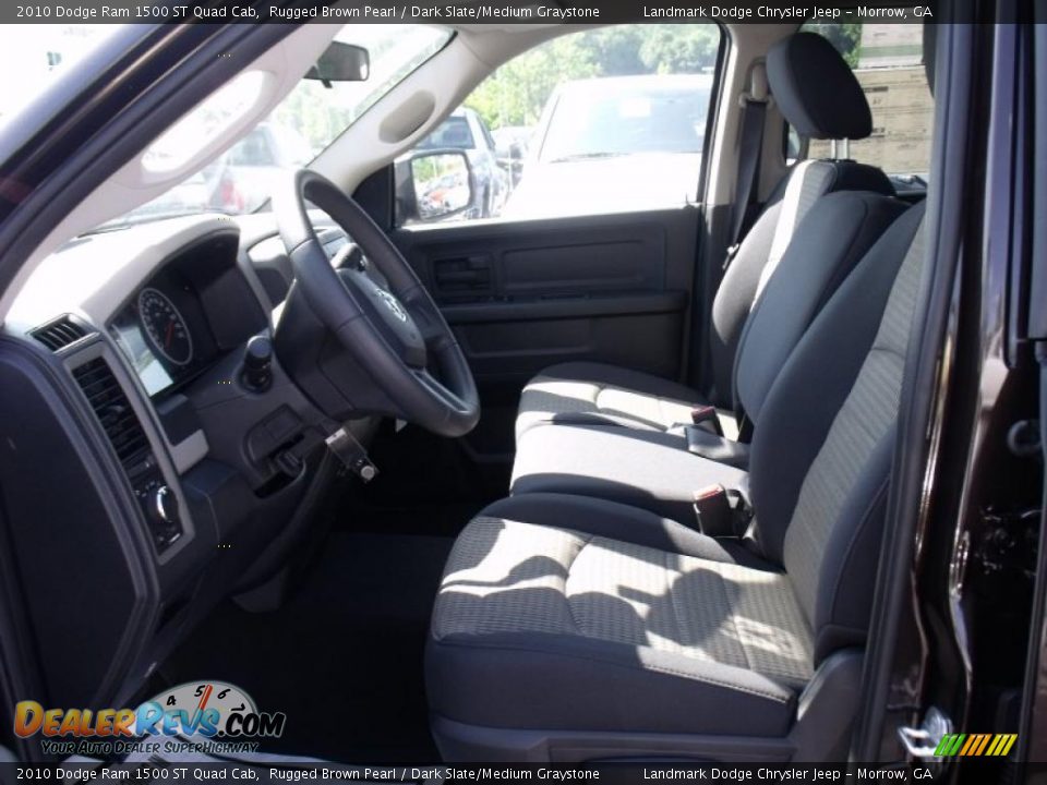 2010 Dodge Ram 1500 ST Quad Cab Rugged Brown Pearl / Dark Slate/Medium Graystone Photo #6