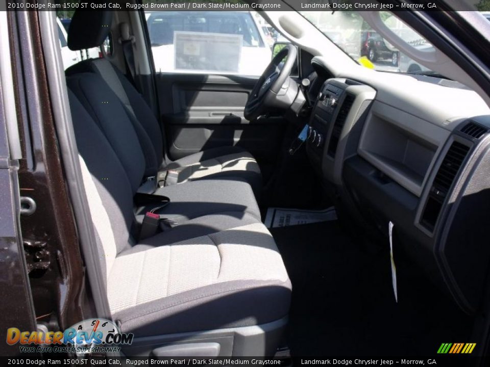 2010 Dodge Ram 1500 ST Quad Cab Rugged Brown Pearl / Dark Slate/Medium Graystone Photo #9