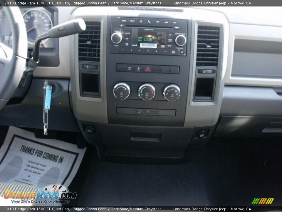 2010 Dodge Ram 1500 ST Quad Cab Rugged Brown Pearl / Dark Slate/Medium Graystone Photo #10
