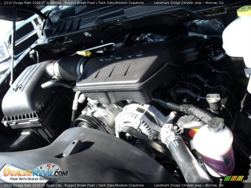2010 Dodge Ram 1500 ST Quad Cab Rugged Brown Pearl / Dark Slate/Medium Graystone Photo #12