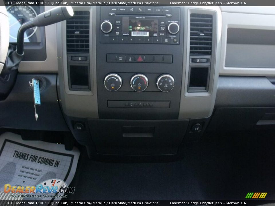 2010 Dodge Ram 1500 ST Quad Cab Mineral Gray Metallic / Dark Slate/Medium Graystone Photo #10