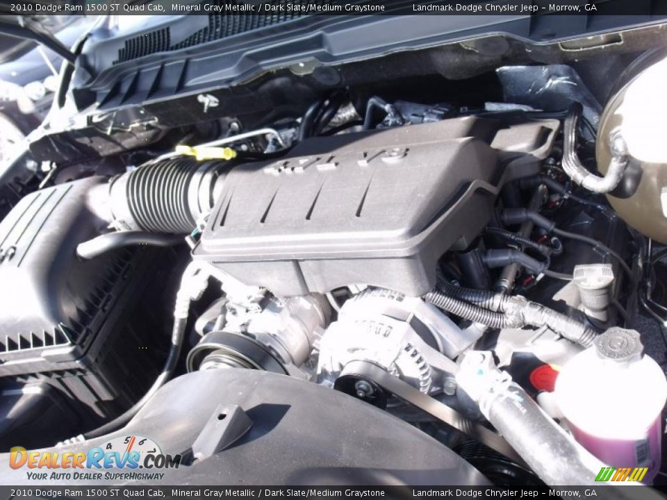 2010 Dodge Ram 1500 ST Quad Cab Mineral Gray Metallic / Dark Slate/Medium Graystone Photo #12