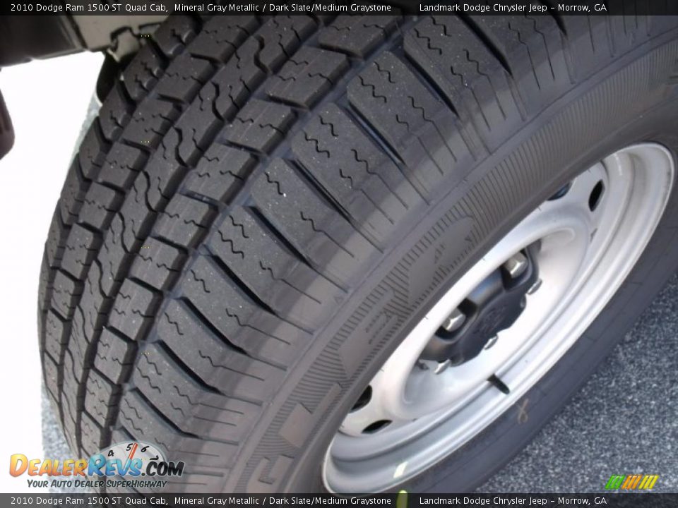 2010 Dodge Ram 1500 ST Quad Cab Mineral Gray Metallic / Dark Slate/Medium Graystone Photo #13