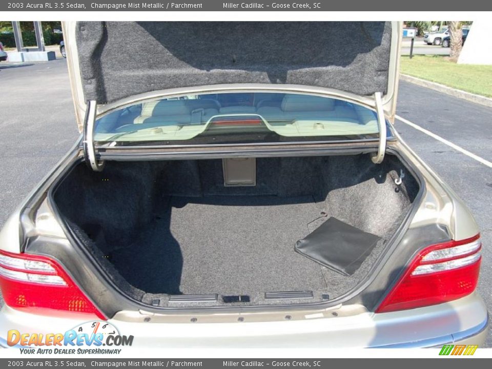 2003 Acura RL 3.5 Sedan Champagne Mist Metallic / Parchment Photo #8
