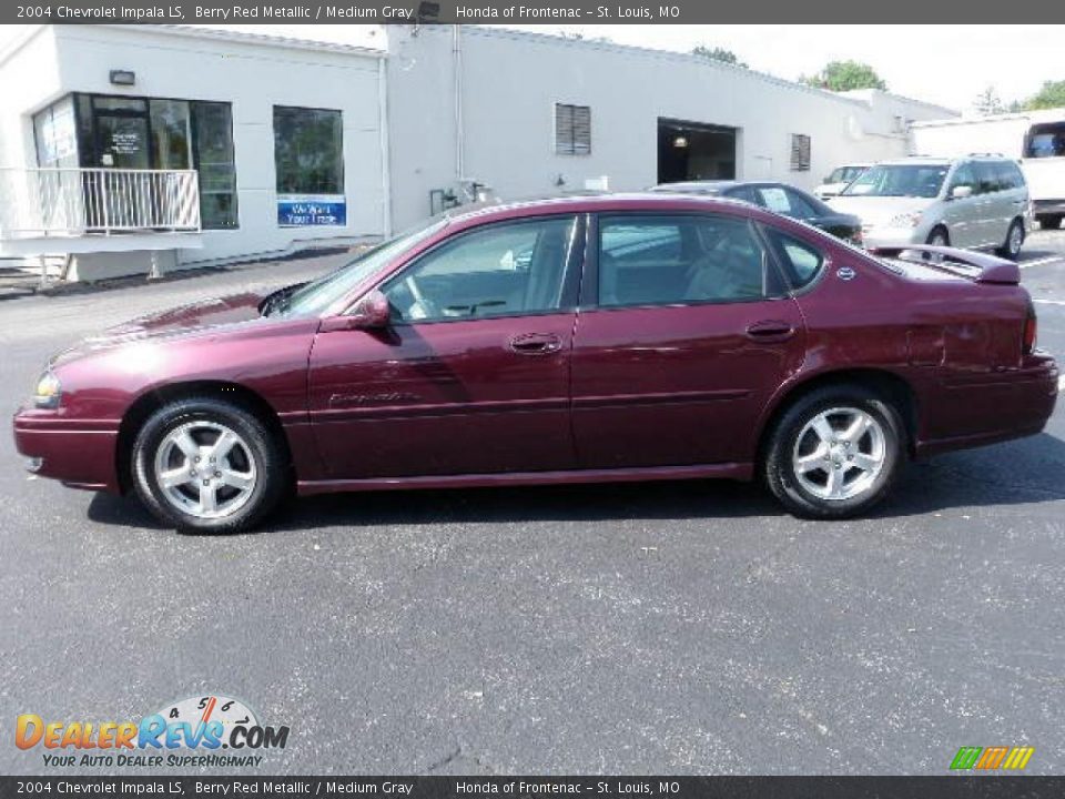2004 Chevrolet Impala LS Berry Red Metallic / Medium Gray Photo #1