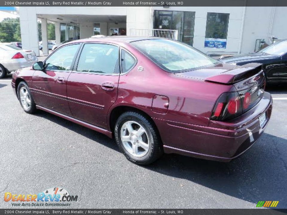 2004 Chevrolet Impala LS Berry Red Metallic / Medium Gray Photo #2