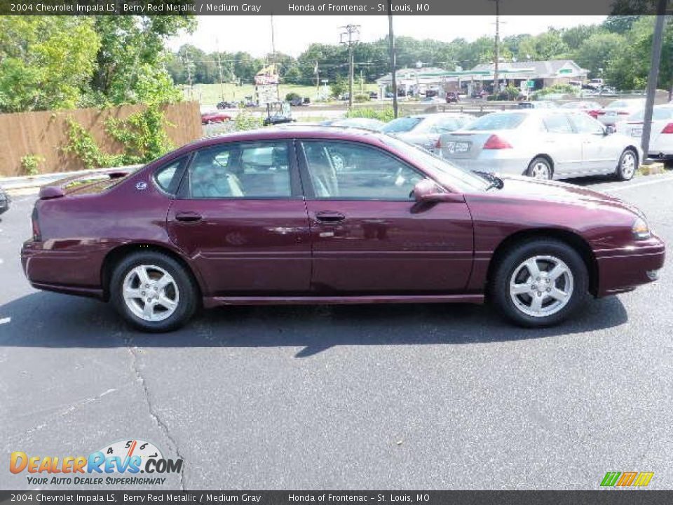2004 Chevrolet Impala LS Berry Red Metallic / Medium Gray Photo #5