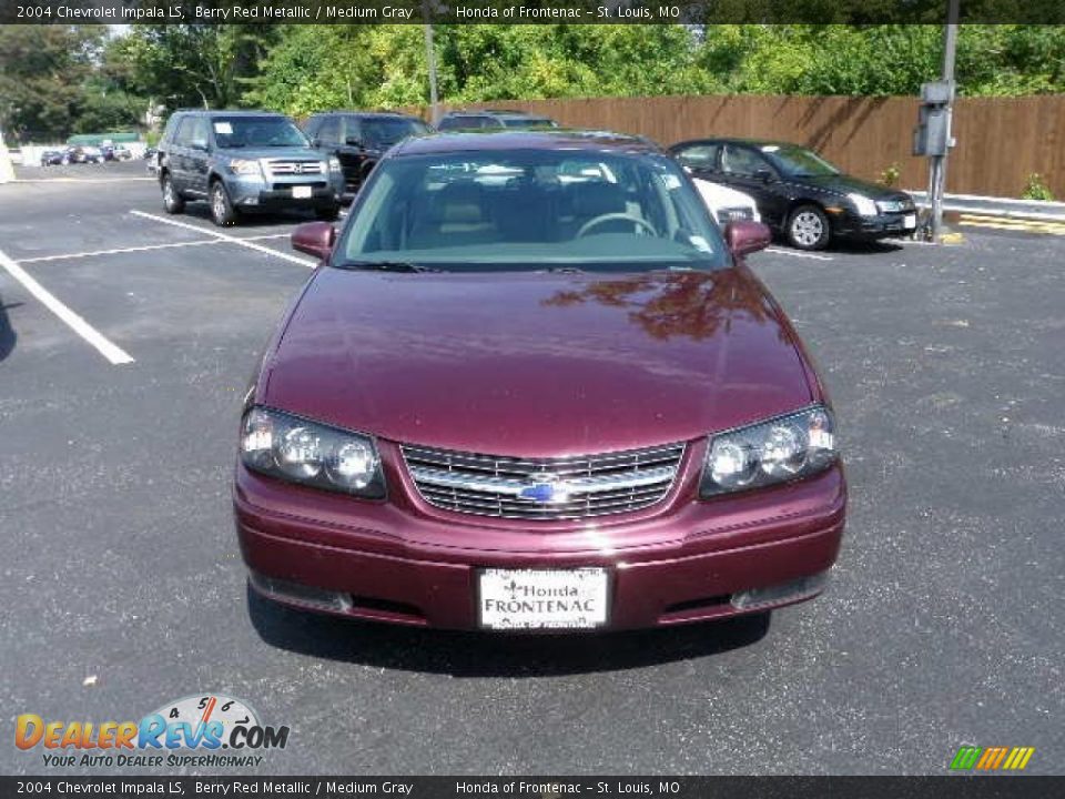 2004 Chevrolet Impala LS Berry Red Metallic / Medium Gray Photo #7