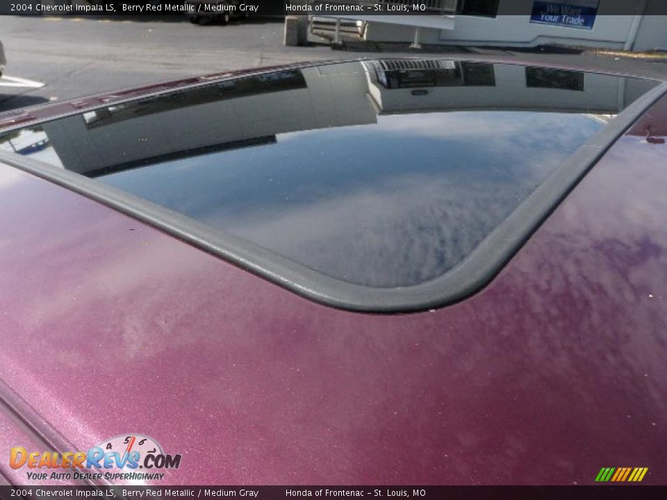 2004 Chevrolet Impala LS Berry Red Metallic / Medium Gray Photo #10
