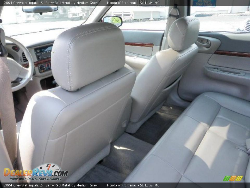 2004 Chevrolet Impala LS Berry Red Metallic / Medium Gray Photo #12