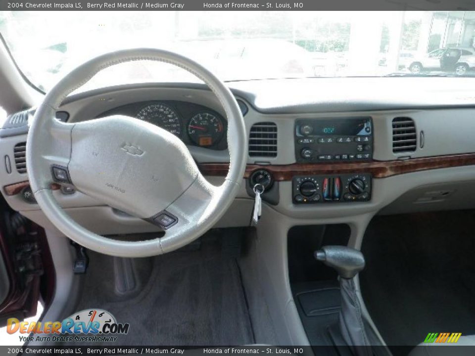 2004 Chevrolet Impala LS Berry Red Metallic / Medium Gray Photo #13