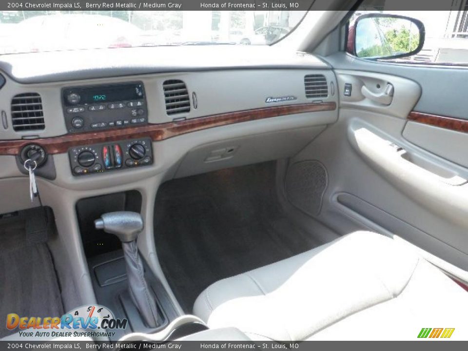 2004 Chevrolet Impala LS Berry Red Metallic / Medium Gray Photo #14