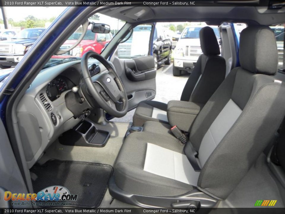 2010 Ford Ranger XLT SuperCab Vista Blue Metallic / Medium Dark Flint Photo #9