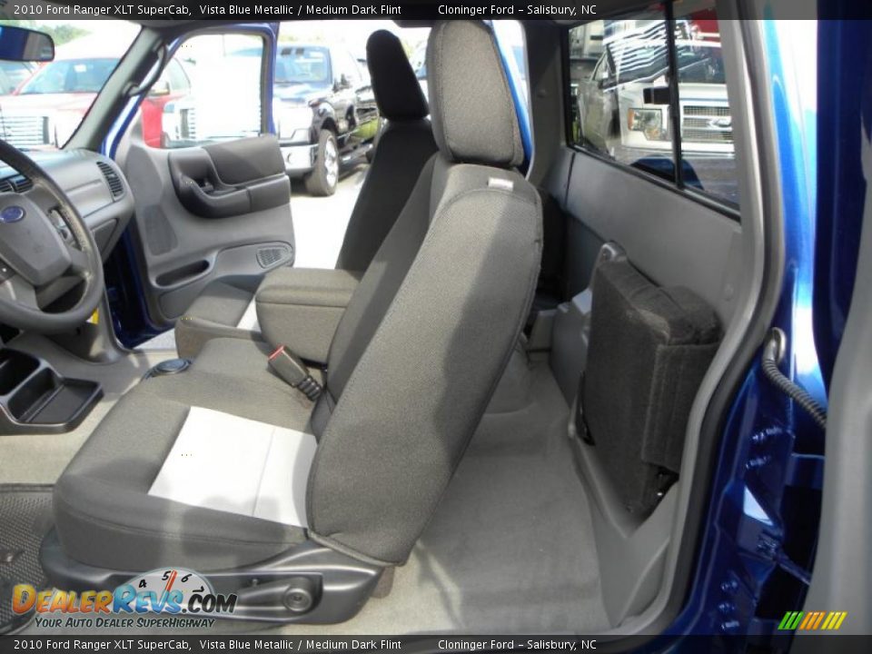 2010 Ford Ranger XLT SuperCab Vista Blue Metallic / Medium Dark Flint Photo #10
