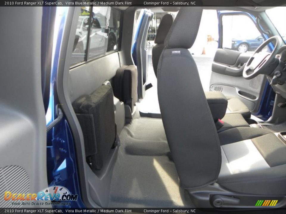 2010 Ford Ranger XLT SuperCab Vista Blue Metallic / Medium Dark Flint Photo #11