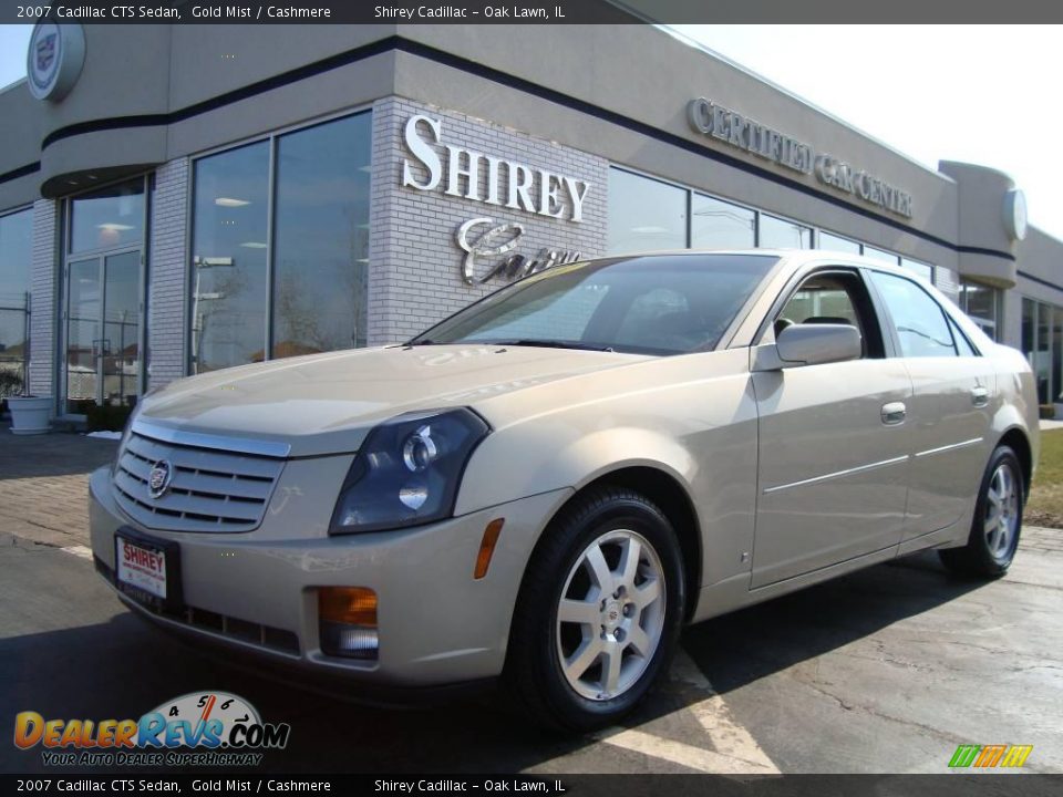 2007 Cadillac CTS Sedan Gold Mist / Cashmere Photo #1