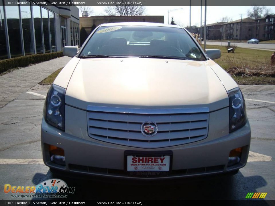 2007 Cadillac CTS Sedan Gold Mist / Cashmere Photo #2