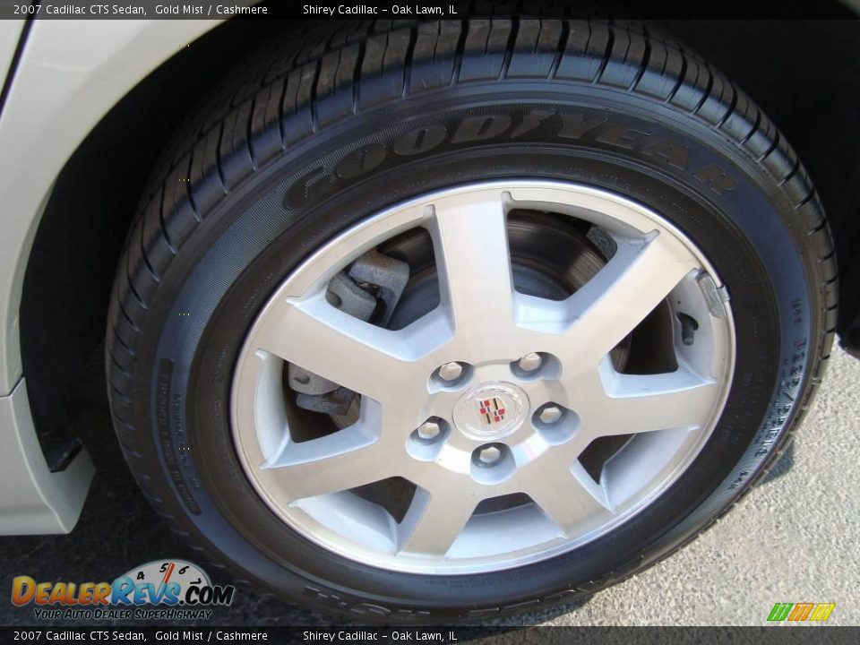2007 Cadillac CTS Sedan Gold Mist / Cashmere Photo #8