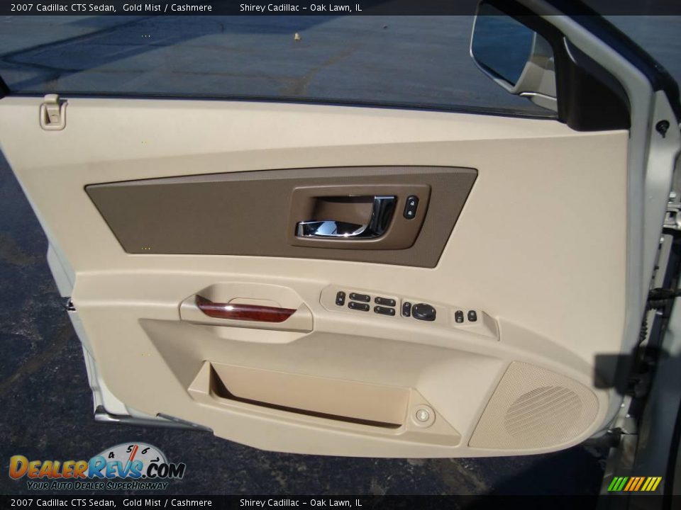 2007 Cadillac CTS Sedan Gold Mist / Cashmere Photo #9