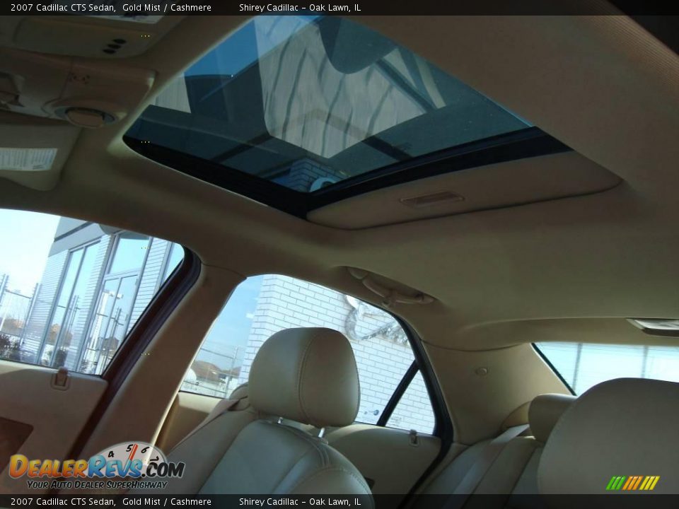 2007 Cadillac CTS Sedan Gold Mist / Cashmere Photo #12