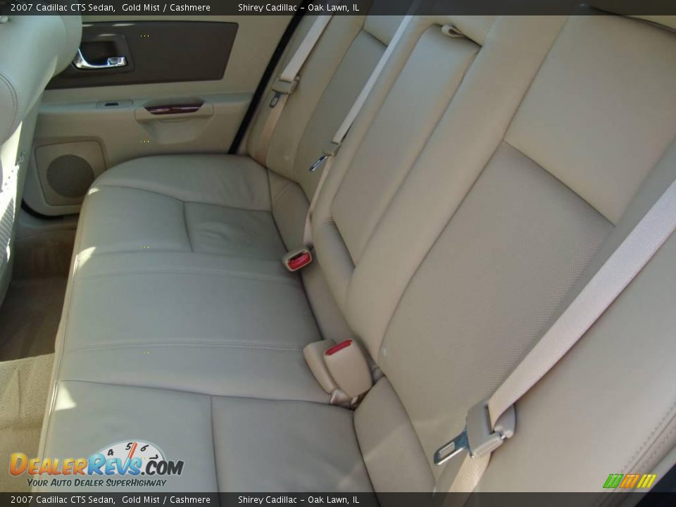 2007 Cadillac CTS Sedan Gold Mist / Cashmere Photo #13