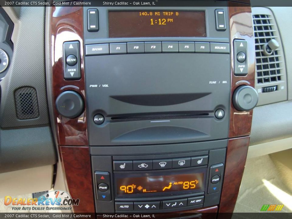 2007 Cadillac CTS Sedan Gold Mist / Cashmere Photo #15